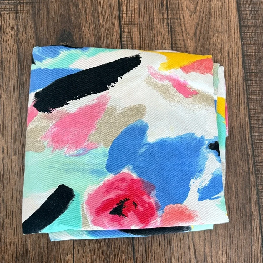 Kate Spade New York Paintball Floral Shower Curtain Watercolor Size 72 x 72